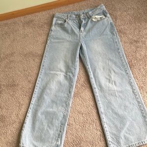 Straight leg jeans